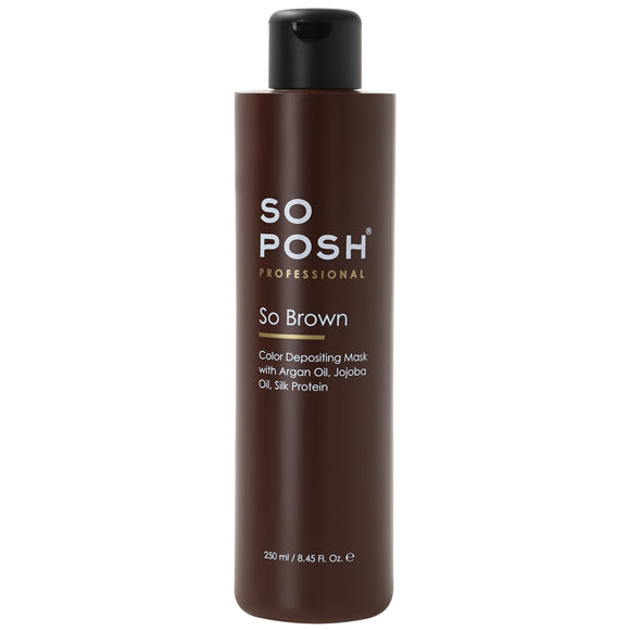 So Posh So Brown Color Depositing Mask – Professional Brown Hair Tint, 250ml