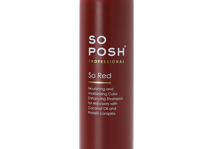 So Posh So Red Shampoo – Color-Enhancing Formula, Highlights Red Coats, 250ml
