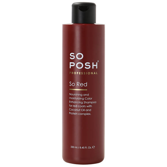So Posh So Red Shampoo – Color-Enhancing Formula, Highlights Red Coats, 250ml