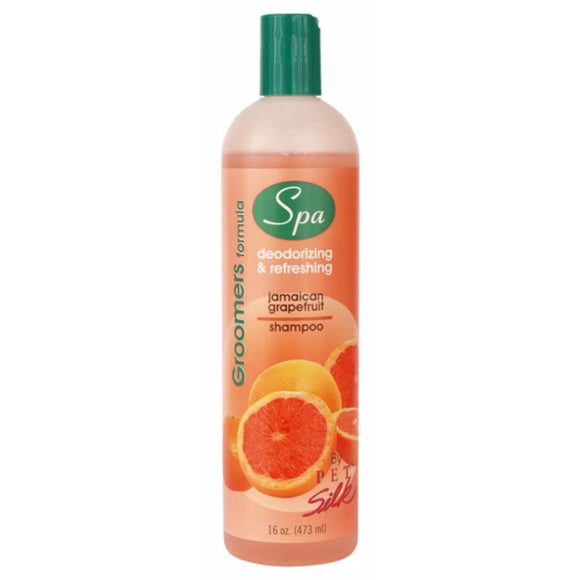 Pet Silk Spa Formula Jamaican Grapefruit Shampoo – Deodorizing Citrus Scent, Concentrate 1:16, 473ml