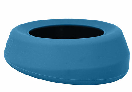 Kurgo Splash Free Wander Water Bowl 710ml – Anti-Spill Design, Durable Red Plastic