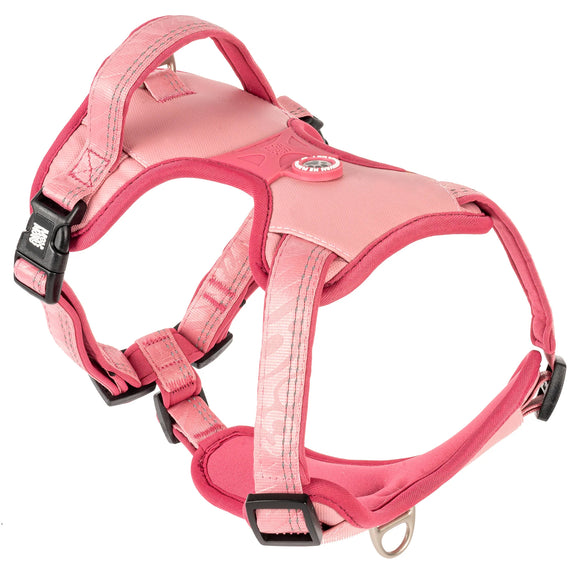 Max&Molly Matrix 2.0 Sport Harness – Adjustable QR ID Dog Harness, Pastel Pink, Small