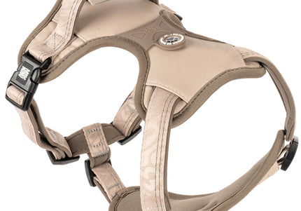 Max&Molly Matrix 2.0 Sport Harness – Adjustable Sand Beige with QR ID, Medium Size
