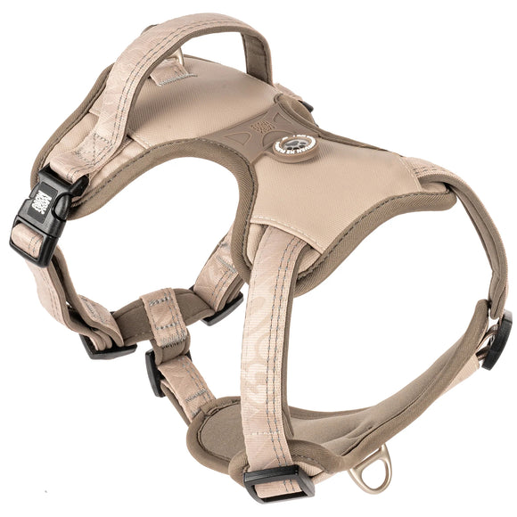 Max&Molly Matrix 2.0 Sport Harness – Adjustable Sand Beige with QR ID, Medium Size