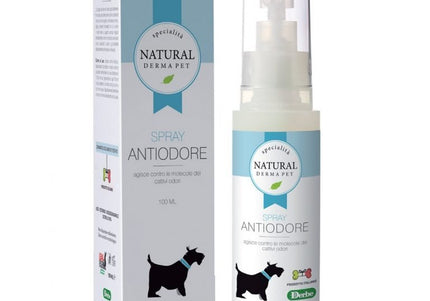 Natural Derma Pet Deodorant Spray – Odor Neutralizing Formula, Fresh Scent for Fur and Fabrics