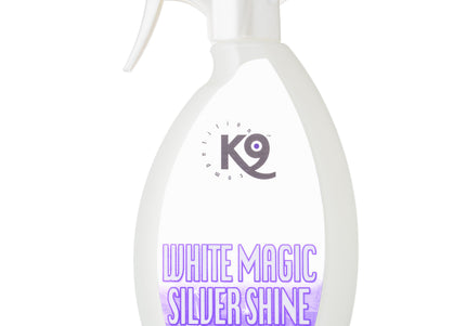 K9 White Magic Silver Shine Spray – Multi-Purpose Coat Conditioner, Enhances White and Silver Shine, 500ml