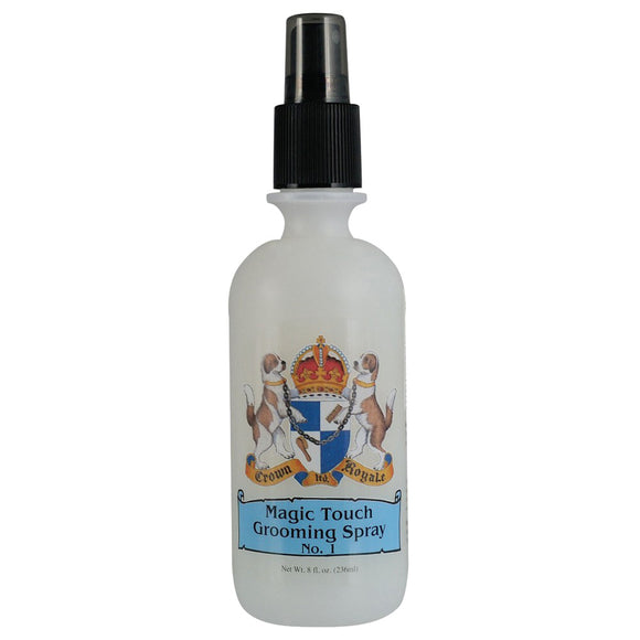 Crown Royale Magic Touch Formula 1 RTU Antistatic Gloss Spray, 236ml – Lightweight Shine for Thin Delicate Coats