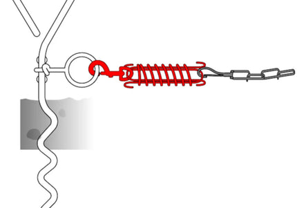 Flamingo Safety Spring Metal Shock Absorber – Durable Restraint Accessory with Secure Design