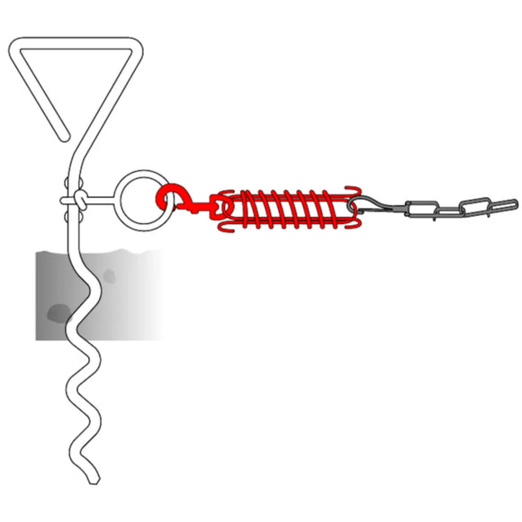 Flamingo Safety Spring Metal Shock Absorber – Durable Restraint Accessory with Secure Design