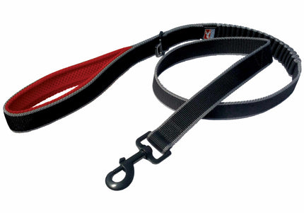 Kurgo Springback Leash 122cm – Shock-Absorbing Running Lead with Flexible Bungee Design
