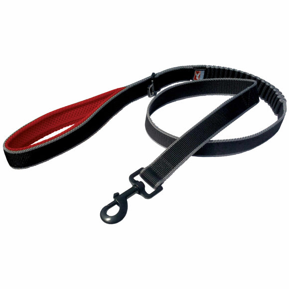 Kurgo Springback Leash 122cm – Shock-Absorbing Running Lead with Flexible Bungee Design