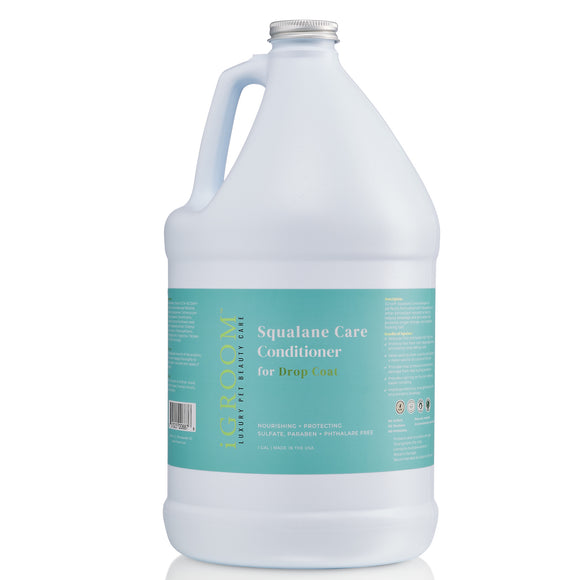 iGroom Squalane Care Conditioner 3.8L – Moisturizing Formula with Squalane, Restores Coat Softness
