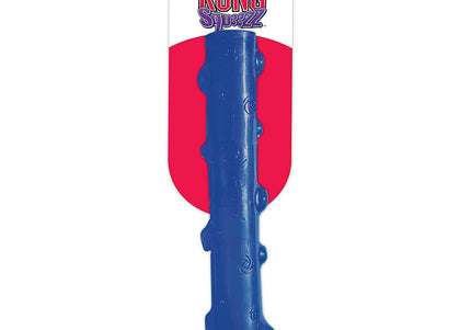 KONG Squeezz Stick Medium – Durable Red Rubber Toy with Squeaker, 17.8cm