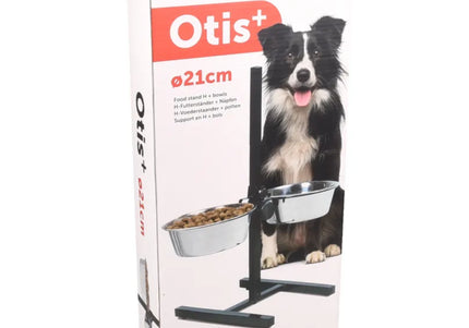 Flamingo Otis Food Stand – Medium Elevated Dog Bowls with Stable Non-Slip Base
