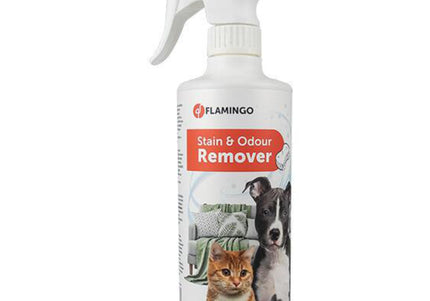Flamingo Stain & Odor Remover 500ml – Fast-Acting Formula, Eliminates Tough Stains and Smells