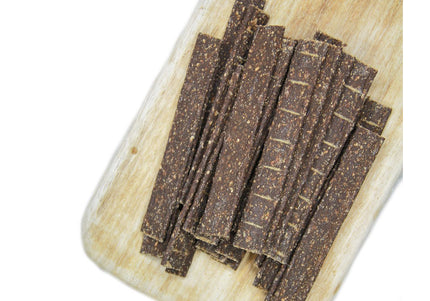 Escapure Stangerl Wild Natural Meaty Venison Strips – Grain-Free Dog Treats, 150g