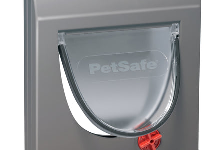 PetSafe Staywell Classic Cat Flap with Tunnel – White, 4-Way Locking, Versatile Entry Solution