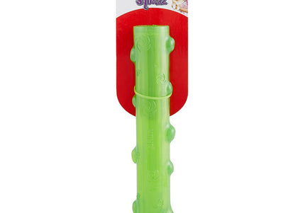 KONG Squeezz Stick Medium – Durable Red Rubber Toy with Squeaker, 17.8cm