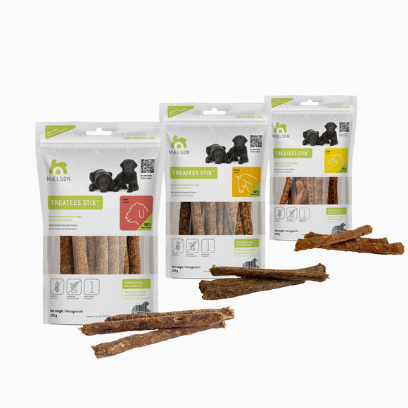 Maelson Treatees Stix Lamb 100g – Healthy Dried Lamb Meat Dog Treats, Protein-Rich Snack