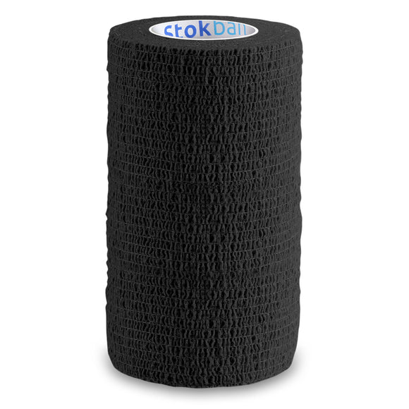 Stokban Elastic Self-Adhesive Bandage – 10cm x 4.5m, Flexible and Secure White Wrap