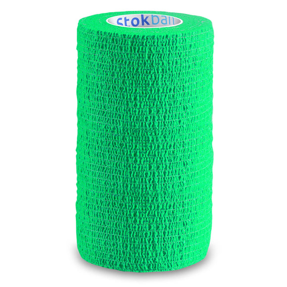 Stokban Elastic Self-Adhesive Bandage – 10cm x 4.5m, Flexible and Secure White Wrap