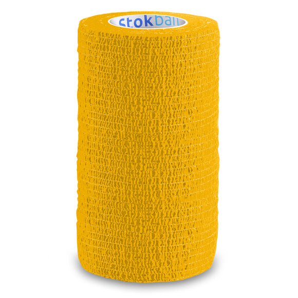 Stokban Elastic Self-Adhesive Bandage – 10cm x 4.5m, Flexible and Secure White Wrap