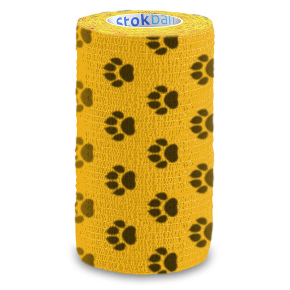 Stokban Elastic Self-Adhesive Bandage – 10cm x 4.5m, Flexible and Secure White Wrap