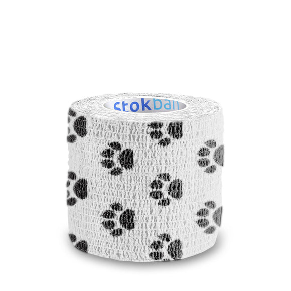 Stokban Elastic Self-Adhesive Bandage – 5cm x 4.5m, Flexible White Wrap, Secure Hold