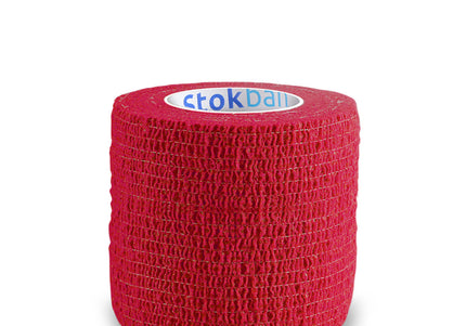 Stokban Elastic Self-Adhesive Bandage – 5cm x 4.5m, Flexible White Wrap, Secure Hold