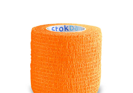 Stokban Elastic Self-Adhesive Bandage – 5cm x 4.5m, Flexible White Wrap, Secure Hold