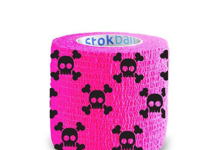 Stokban Elastic Self-Adhesive Bandage – 5cm x 4.5m, Flexible White Wrap, Secure Hold