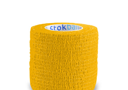 Stokban Elastic Self-Adhesive Bandage – 5cm x 4.5m, Flexible White Wrap, Secure Hold