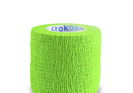 Stokban Elastic Self-Adhesive Bandage – 5cm x 4.5m, Flexible White Wrap, Secure Hold