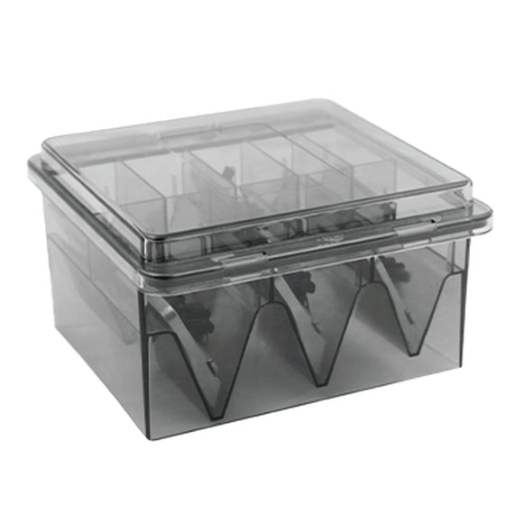 Shernbao Blade Box Lockable Case Holds 8 Blades or Clipper Combs