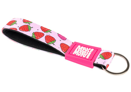 Max&Molly Strawberry Dream Keychain – Fun Durable Accessory with Vibrant Design