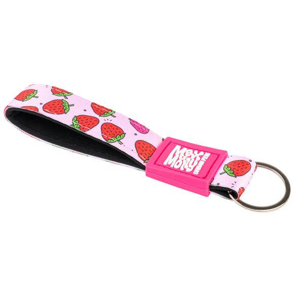 Max&Molly Strawberry Dream Keychain – Fun Durable Accessory with Vibrant Design