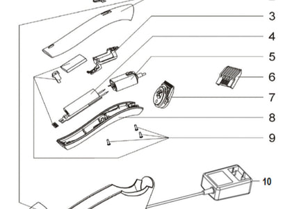 Heiniger Style Mini Razor Replacement Switch – Durable Precision Spare Part