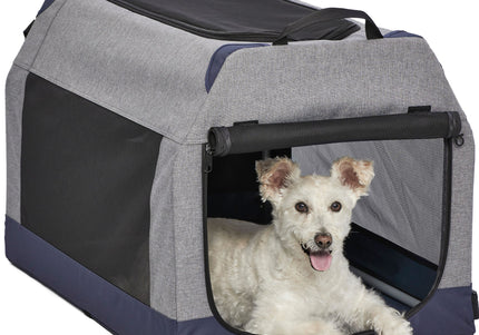 MidWest Camper Tent Crate – XL Fabric Carrier, Lightweight Foldable Design in Gray