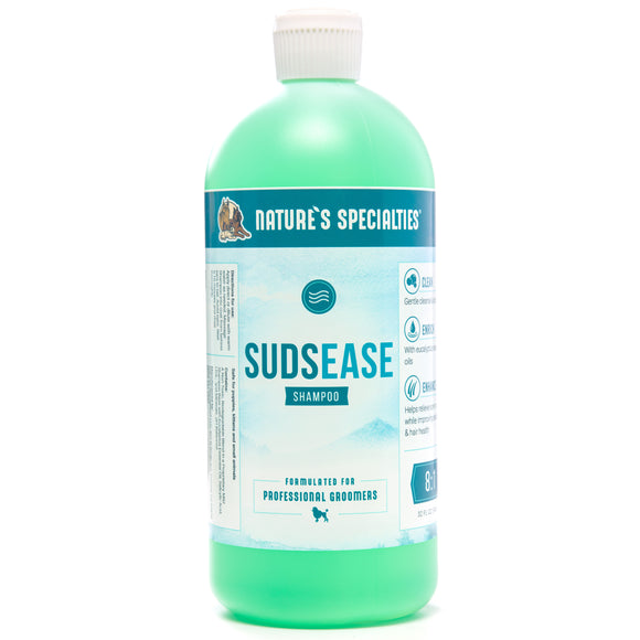 Nature's Specialties Sudsease Eucalyptus Shampoo – Muscle-Relaxing 1:8 Concentrate, 946ml