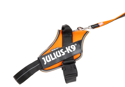 Julius-K9 Powair Leash Large – Lightweight Breathable Dog Leash in Red, Durable Design