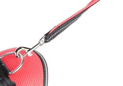 Julius-K9 Powair Leash Large – Lightweight Breathable Dog Leash in Red, Durable Design