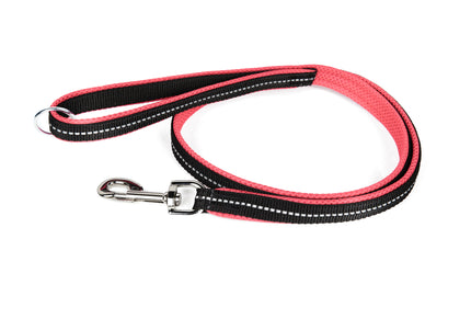 Julius-K9 Powair Leash Large – Lightweight Breathable Dog Leash in Red, Durable Design