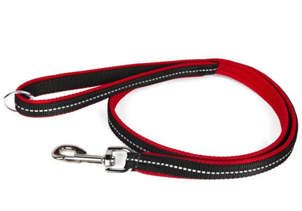 Julius-K9 Powair Leash Large – Lightweight Breathable Dog Leash in Red, Durable Design