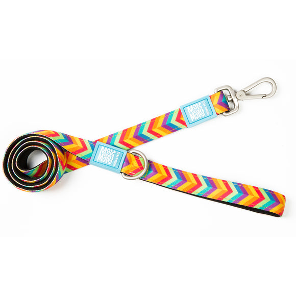 Max&Molly Summertime Short Leash – Colorful City Lead, Original Design, 120cm XS