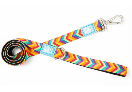 Max&Molly Summertime Short Leash – Colorful City Lead, Original Design, 120cm XS