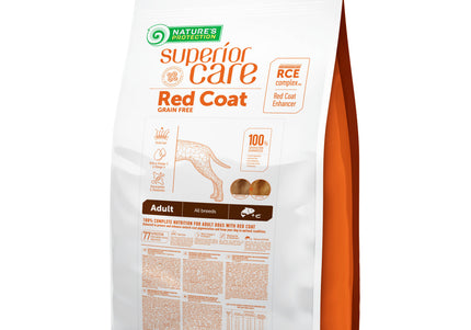 Nature’s Protection Superior Care Red Coat Adult Salmon & Krill Dog Food, 10kg – Supports Vibrant Coat