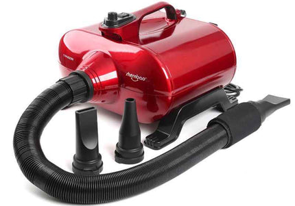 Shernbao Typhoon Red Dryer 3000W – Dual-Motor Tabletop Dryer, High Airflow 150 L/s, Powerful Performance