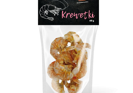 Syta Dried Shrimps Bowl 60g – Natural Low-Calorie Snack, High Protein Treat