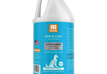 Nootie Sweet Pea & Vanilla Conditioner 3.8L – Moisturizing Coat Formula with Aloe and Oatmeal