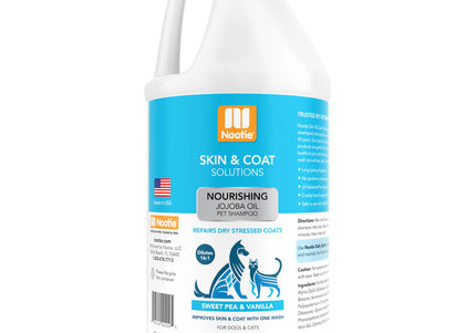 Nootie Nourishing Jojoba Oil Shampoo 3.8L – Concentrated Formula, Smooths and Softens Coat